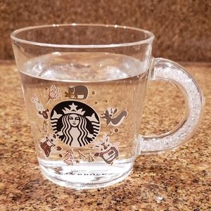 NWT Starbucks color changing Glass Mug